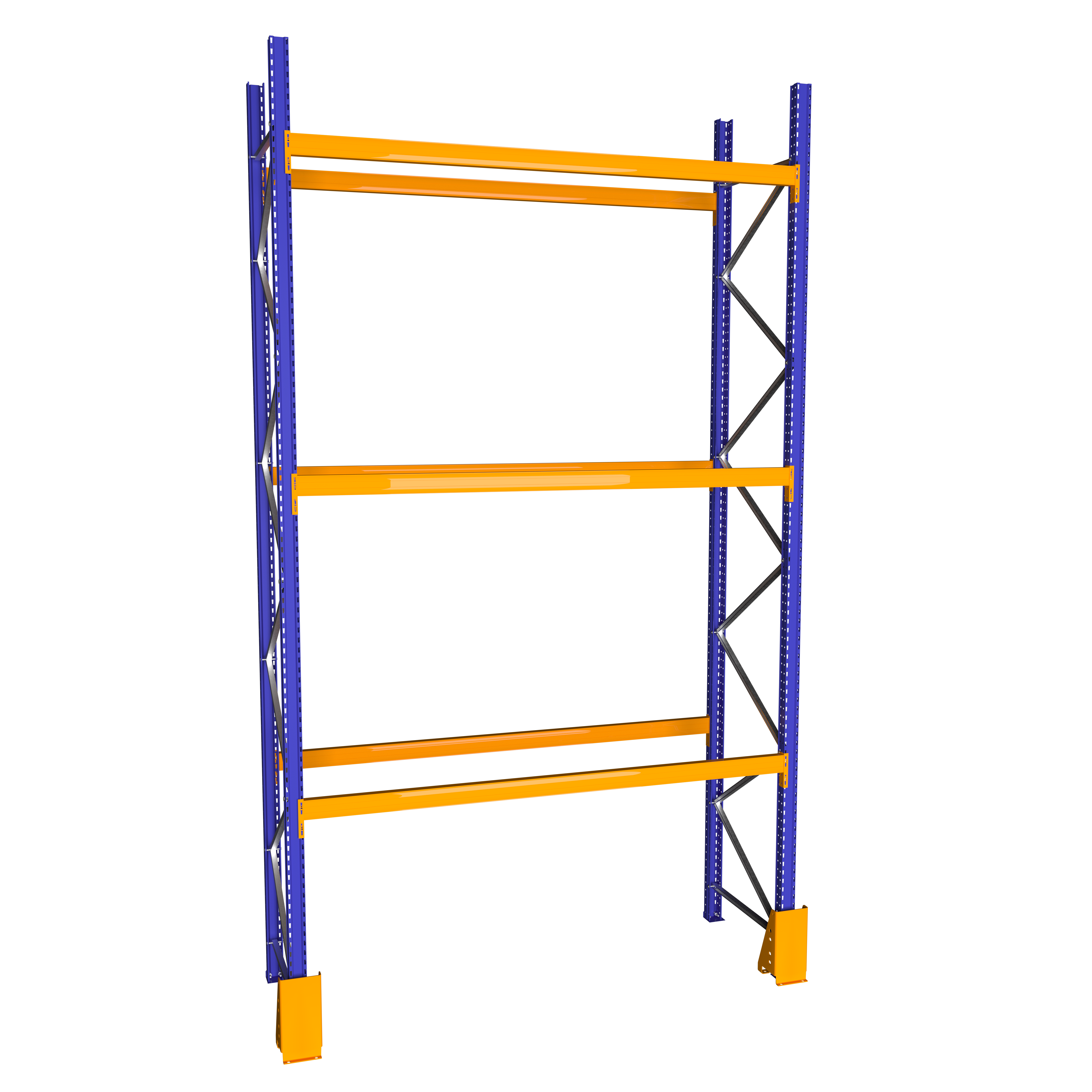 Palletli stellaj 4000×2700×1050 mm, 3 yarus
